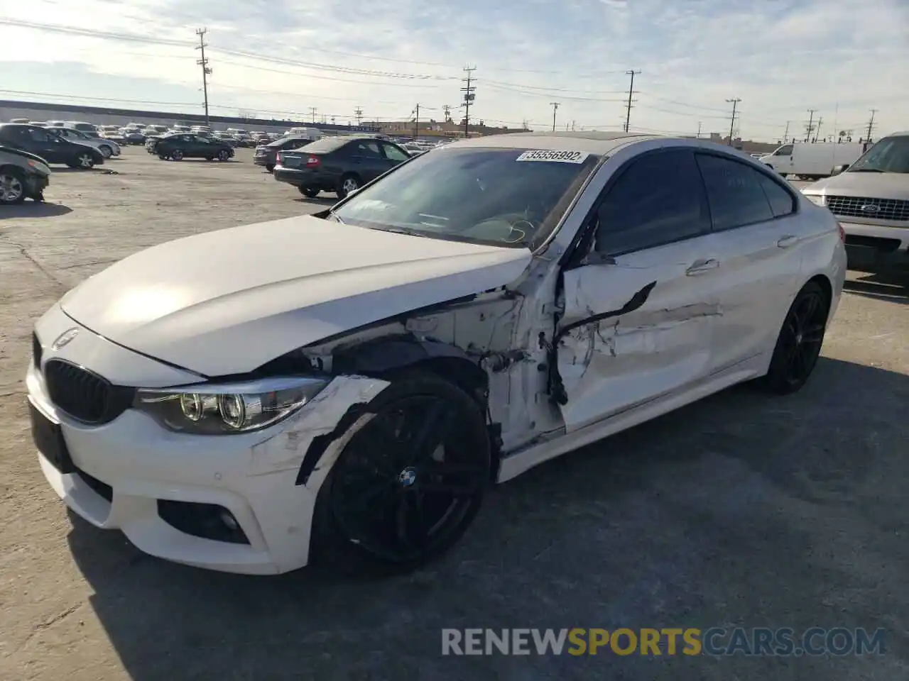 2 Photograph of a damaged car WBA4J1C51KBM18308 BMW 4 SERIES 2019