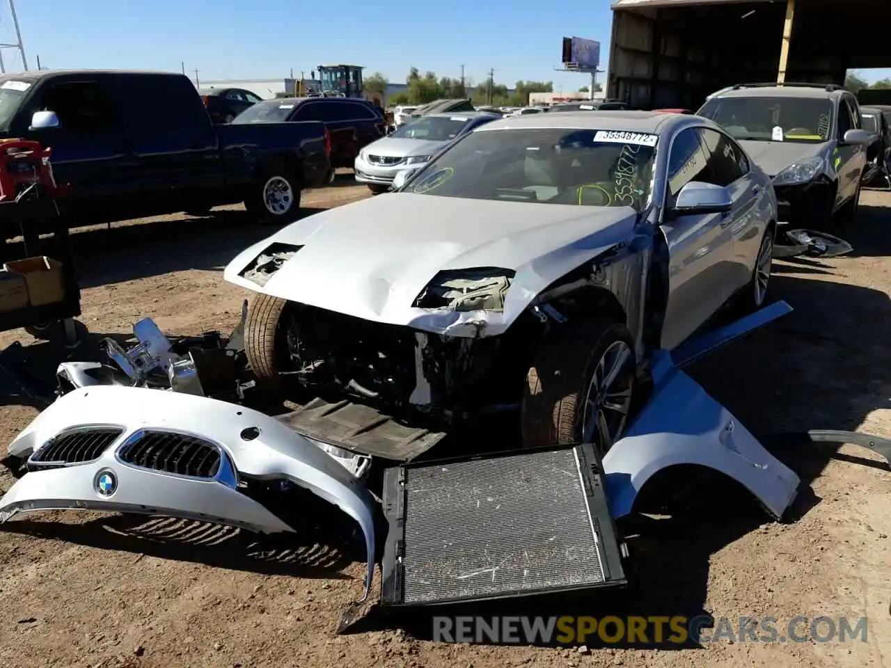 2 Photograph of a damaged car WBA4J1C51KBM18566 BMW 4 SERIES 2019