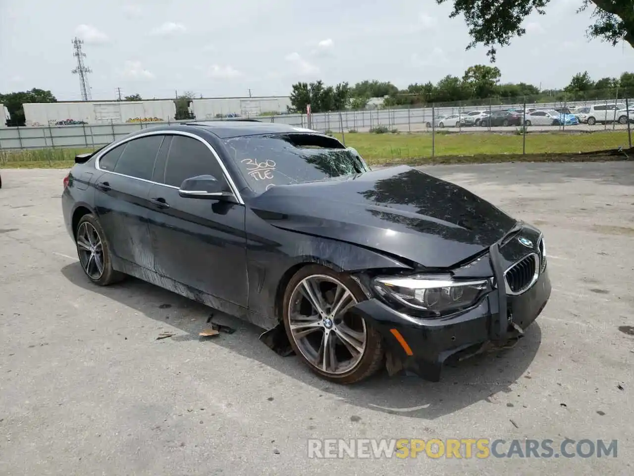 1 Photograph of a damaged car WBA4J1C51KBU67444 BMW 4 SERIES 2019