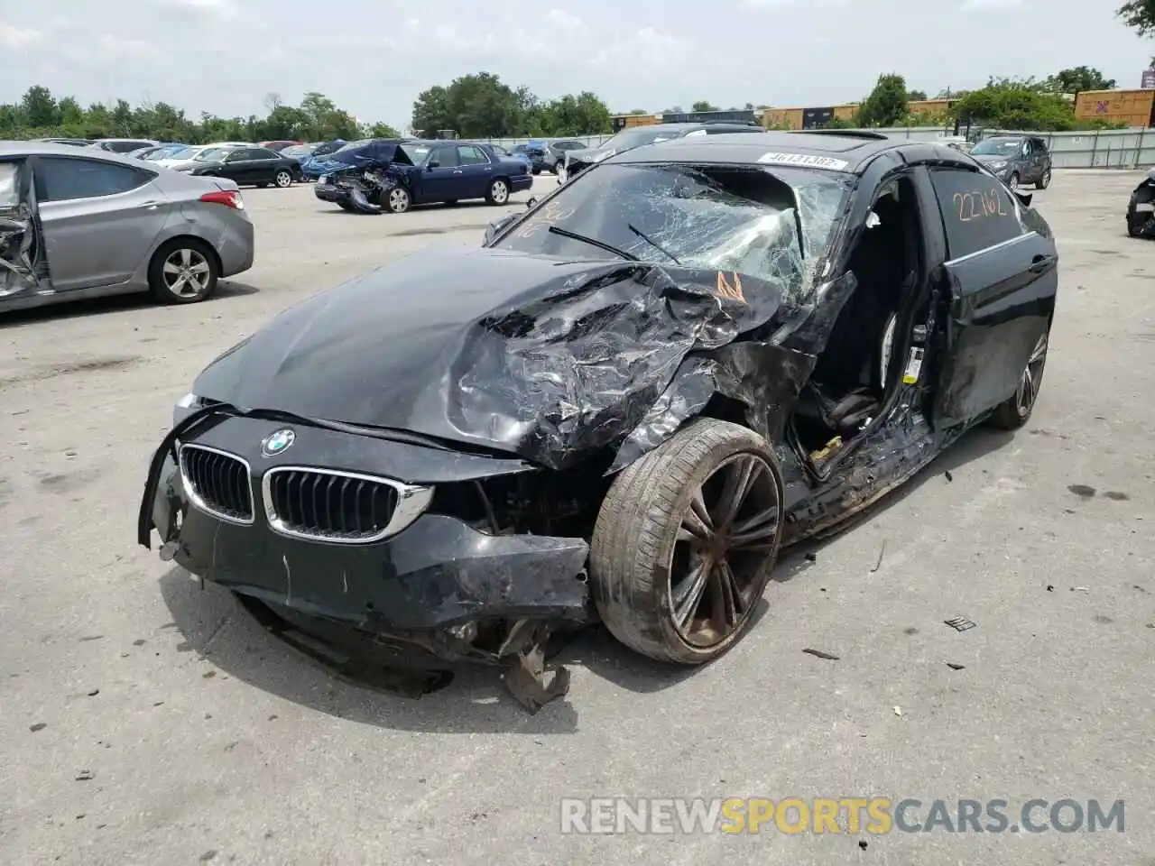 2 Photograph of a damaged car WBA4J1C51KBU67444 BMW 4 SERIES 2019