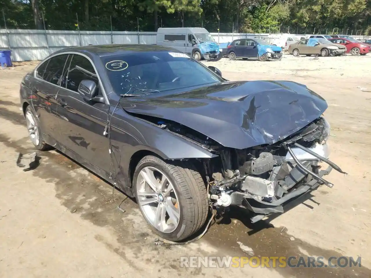 1 Photograph of a damaged car WBA4J1C52KBM12159 BMW 4 SERIES 2019