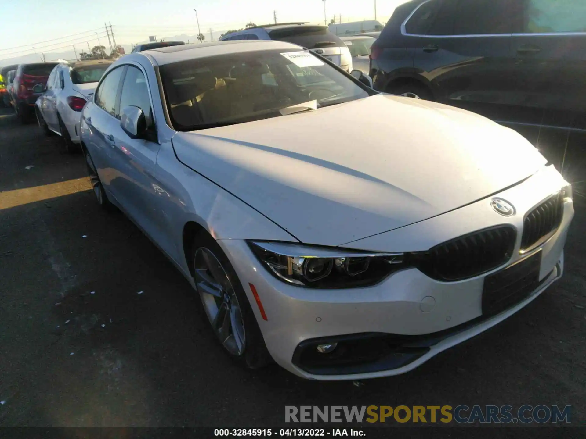 1 Photograph of a damaged car WBA4J1C52KBM12324 BMW 4 SERIES 2019