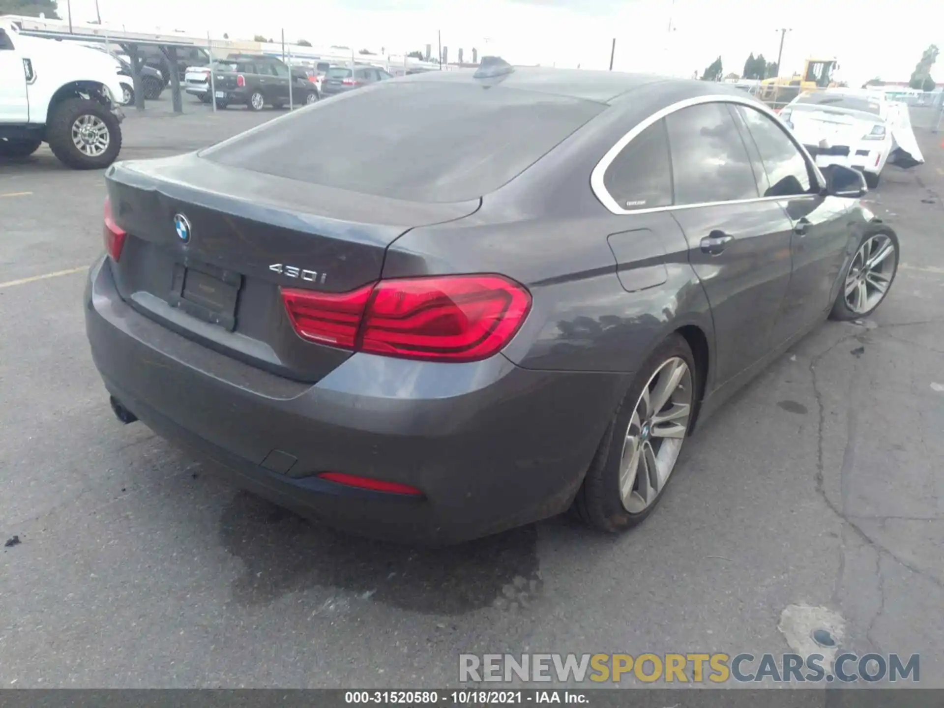 4 Photograph of a damaged car WBA4J1C52KBM12923 BMW 4 SERIES 2019