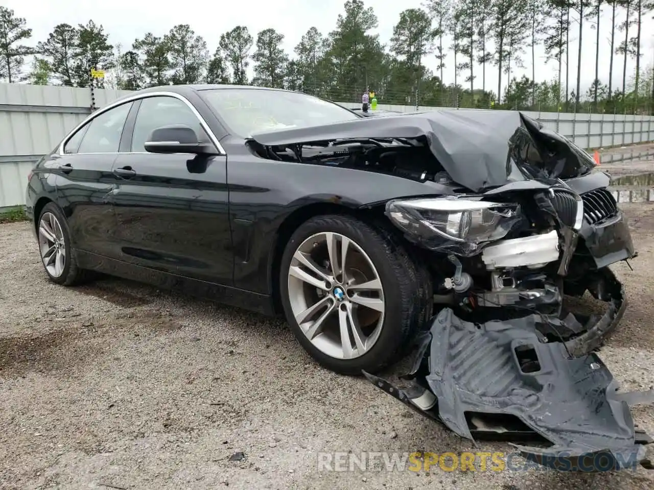 1 Photograph of a damaged car WBA4J1C52KBM13456 BMW 4 SERIES 2019