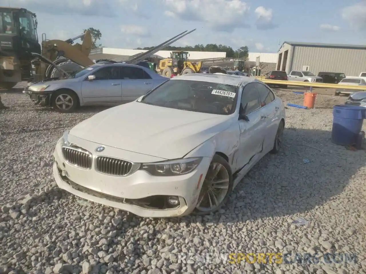 2 Photograph of a damaged car WBA4J1C52KBM14087 BMW 4 SERIES 2019