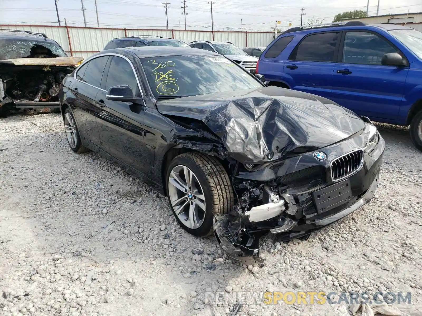 1 Photograph of a damaged car WBA4J1C52KBM14185 BMW 4 SERIES 2019