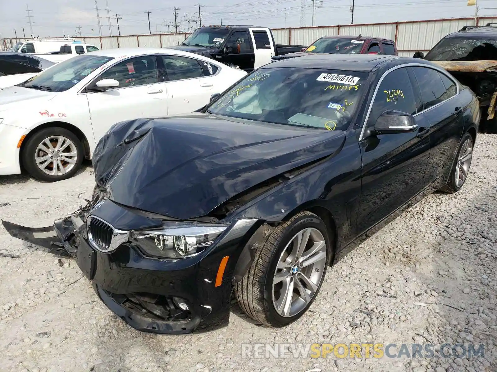2 Photograph of a damaged car WBA4J1C52KBM14185 BMW 4 SERIES 2019