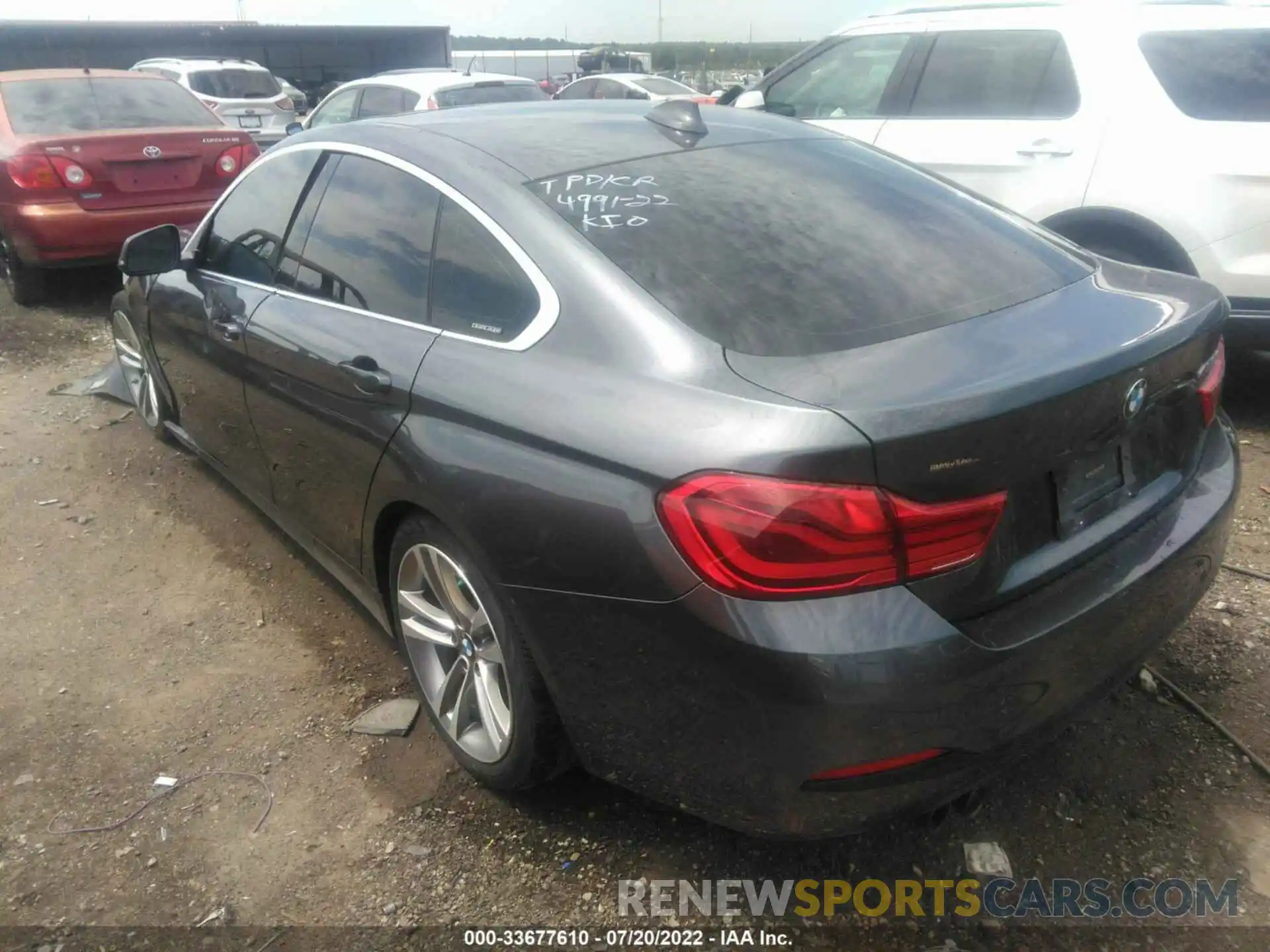 3 Photograph of a damaged car WBA4J1C52KBM14333 BMW 4 SERIES 2019