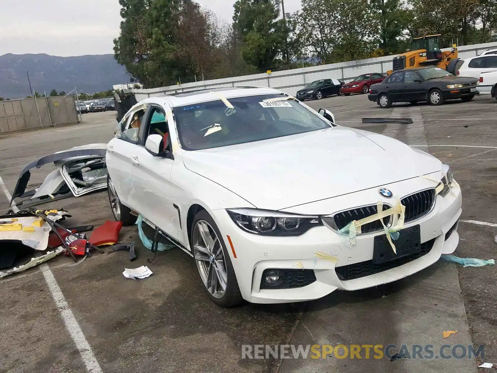 1 Photograph of a damaged car WBA4J1C52KBM18527 BMW 4 SERIES 2019