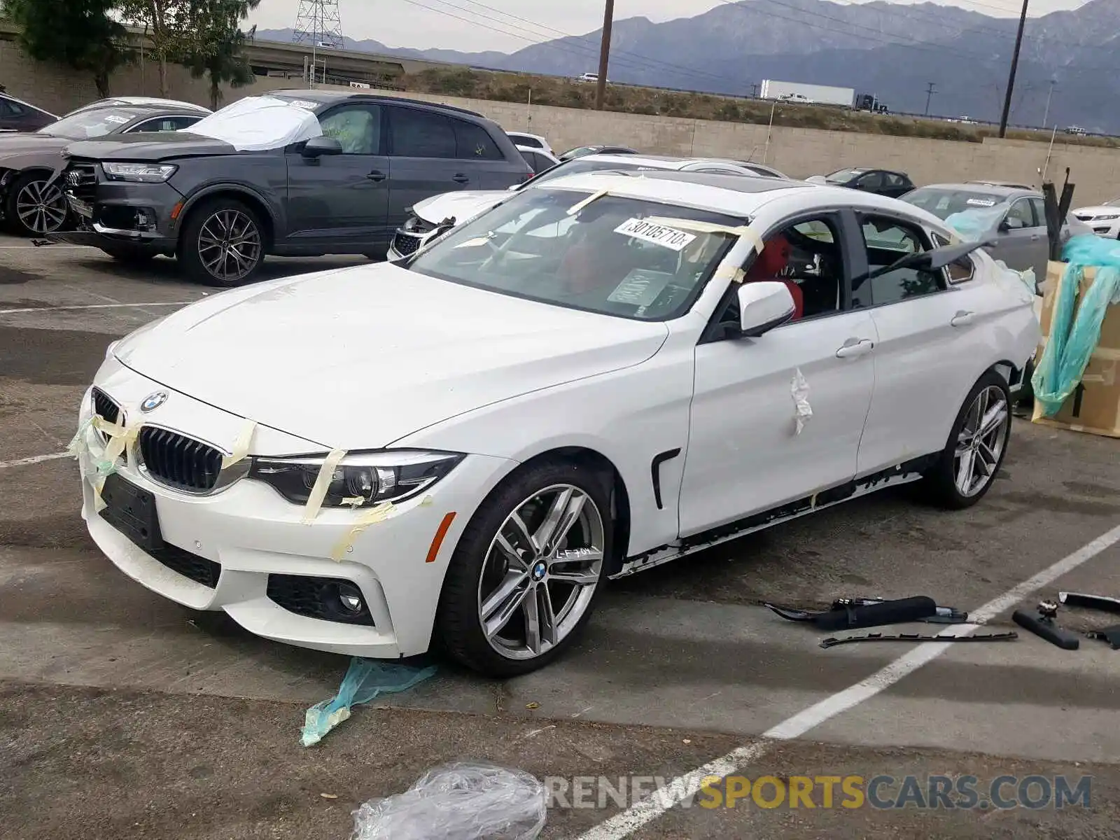 2 Photograph of a damaged car WBA4J1C52KBM18527 BMW 4 SERIES 2019