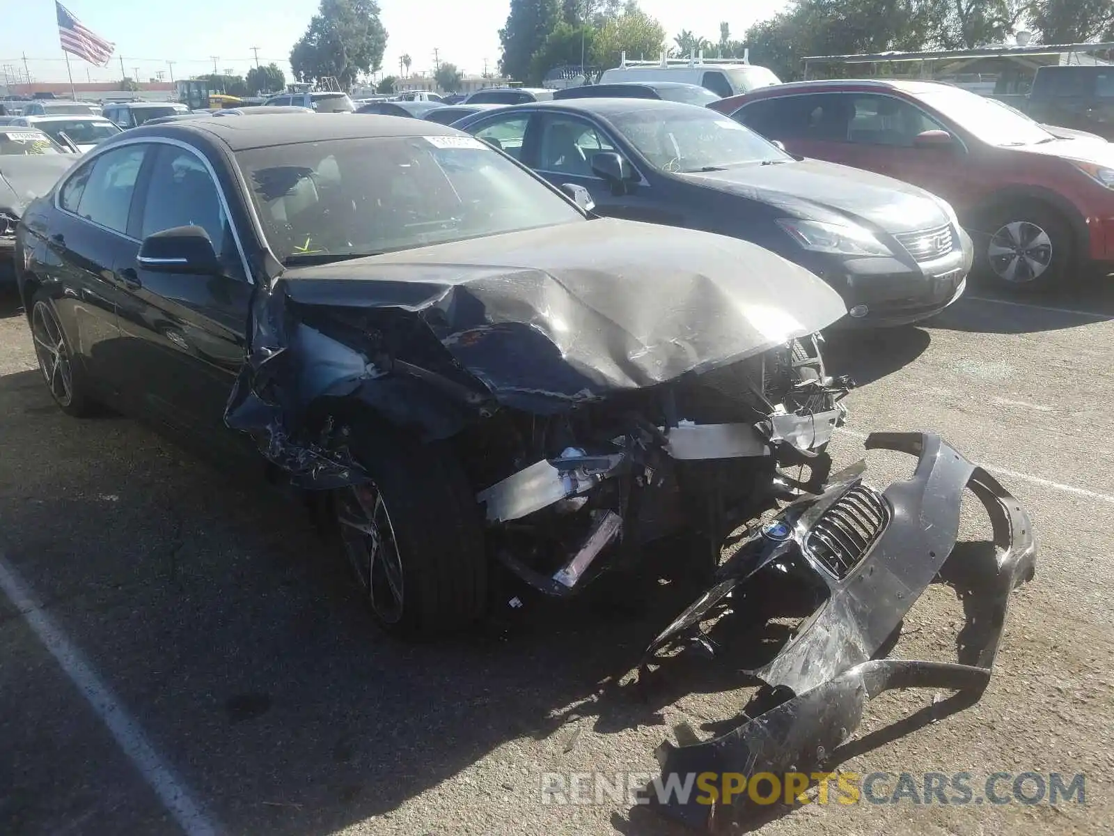 1 Photograph of a damaged car WBA4J1C52KBU67467 BMW 4 SERIES 2019