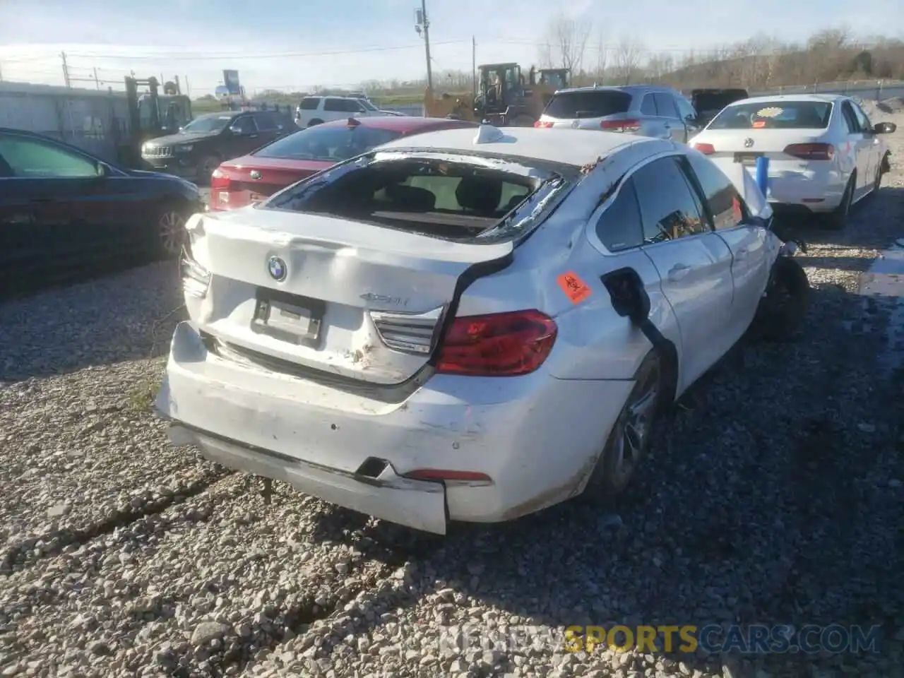 4 Photograph of a damaged car WBA4J1C53KBM12851 BMW 4 SERIES 2019