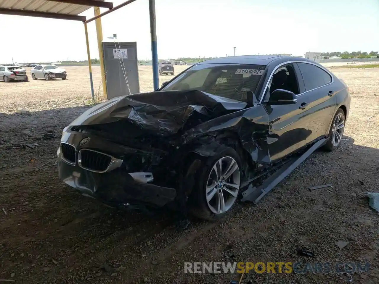 2 Photograph of a damaged car WBA4J1C53KBM13563 BMW 4 SERIES 2019