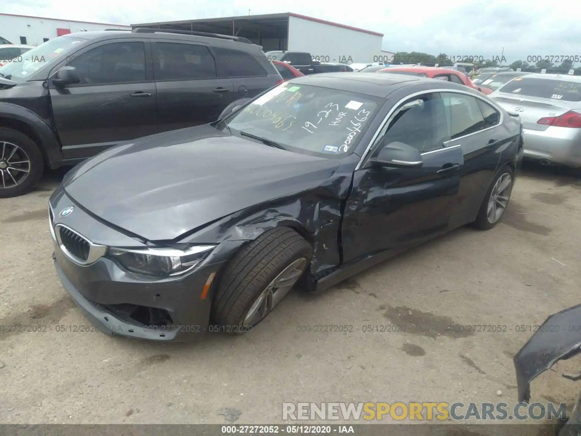 2 Photograph of a damaged car WBA4J1C53KBM14745 BMW 4 SERIES 2019