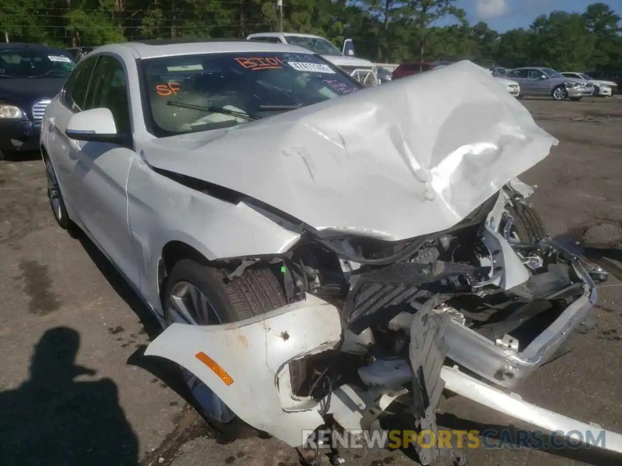 1 Photograph of a damaged car WBA4J1C53KBM15362 BMW 4 SERIES 2019