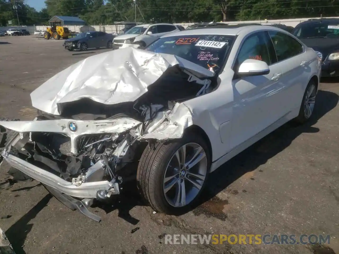 2 Photograph of a damaged car WBA4J1C53KBM15362 BMW 4 SERIES 2019