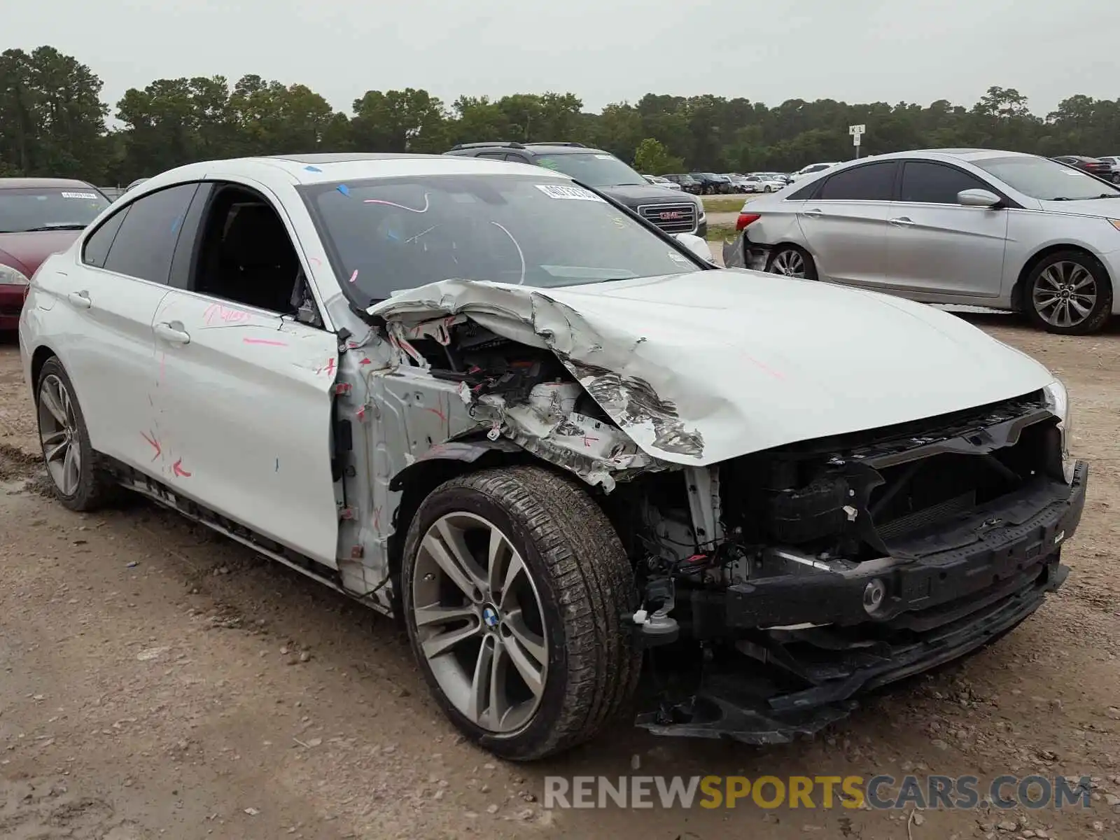 1 Photograph of a damaged car WBA4J1C53KBM15877 BMW 4 SERIES 2019