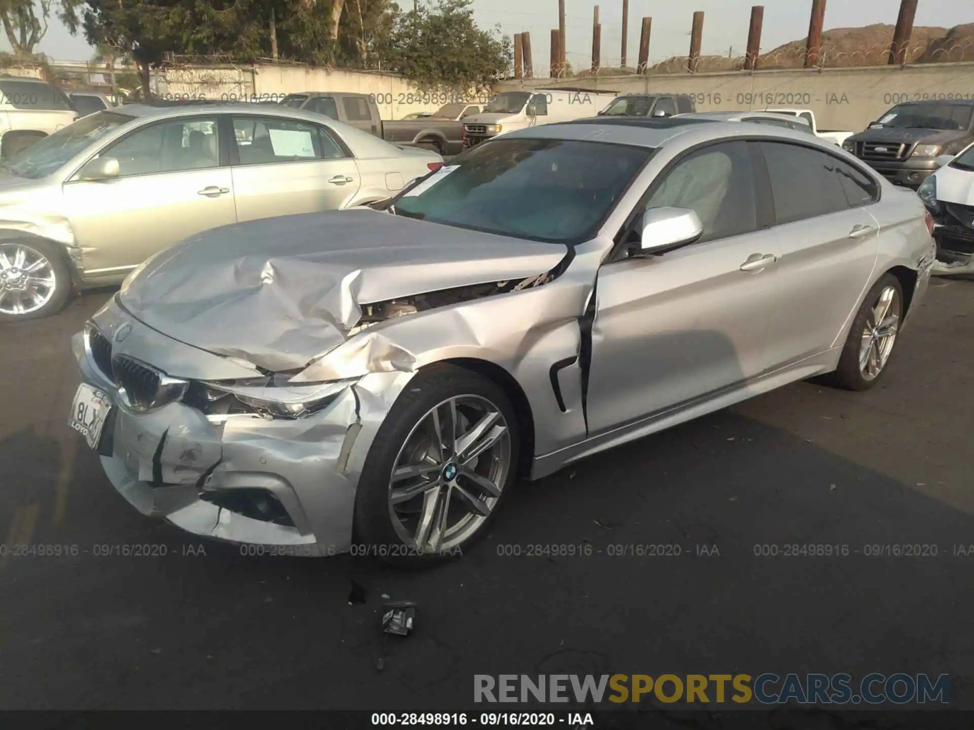 2 Photograph of a damaged car WBA4J1C53KBM17371 BMW 4 SERIES 2019