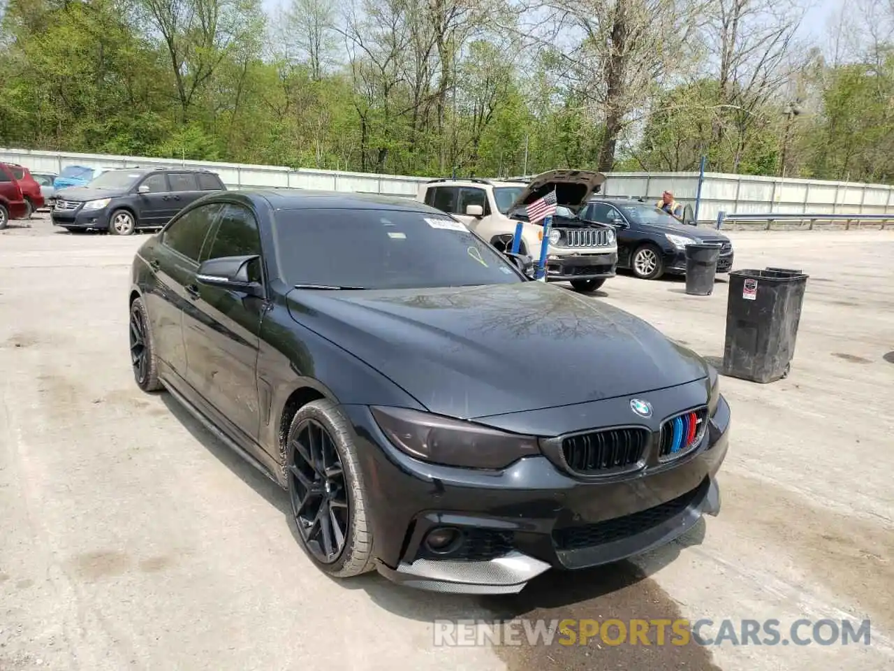 1 Photograph of a damaged car WBA4J1C53KBM17841 BMW 4 SERIES 2019