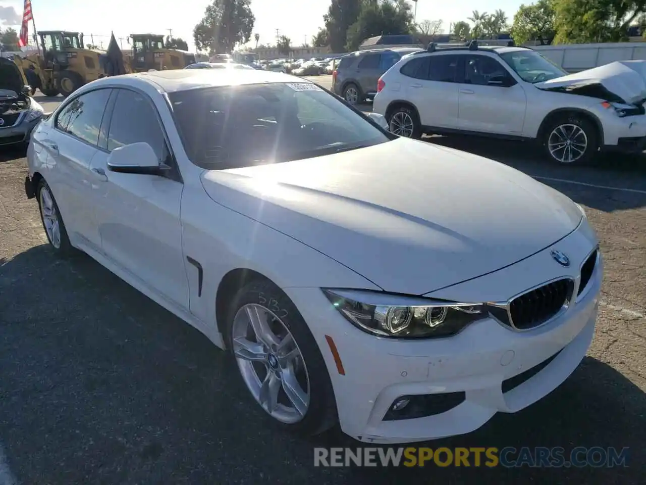 1 Photograph of a damaged car WBA4J1C53KBM17919 BMW 4 SERIES 2019