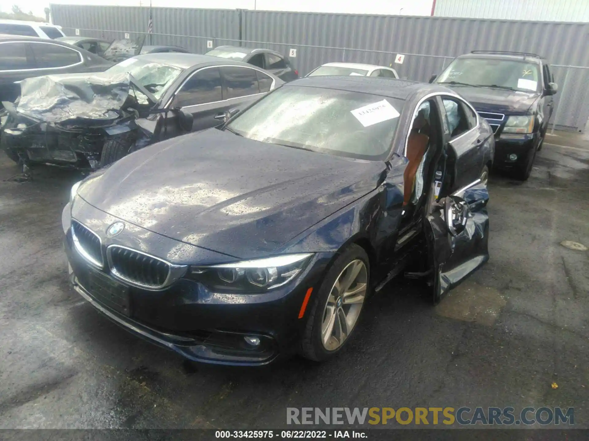 2 Photograph of a damaged car WBA4J1C53KBM18231 BMW 4 SERIES 2019