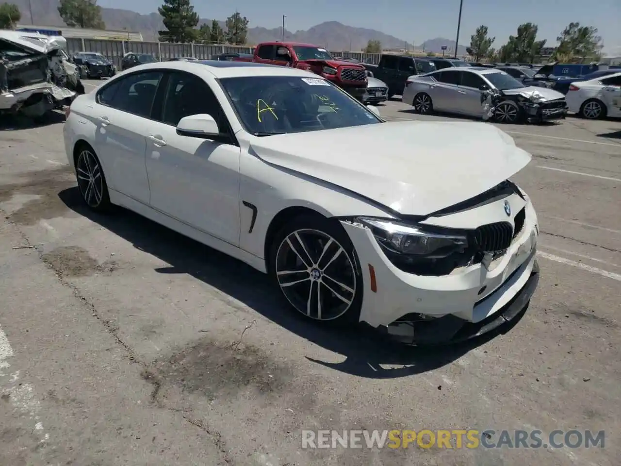 1 Photograph of a damaged car WBA4J1C53KBM18651 BMW 4 SERIES 2019