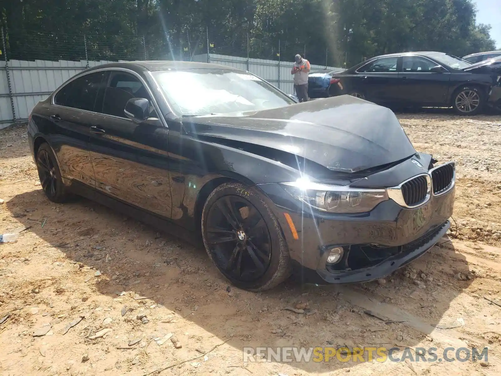 1 Photograph of a damaged car WBA4J1C54KBM12227 BMW 4 SERIES 2019