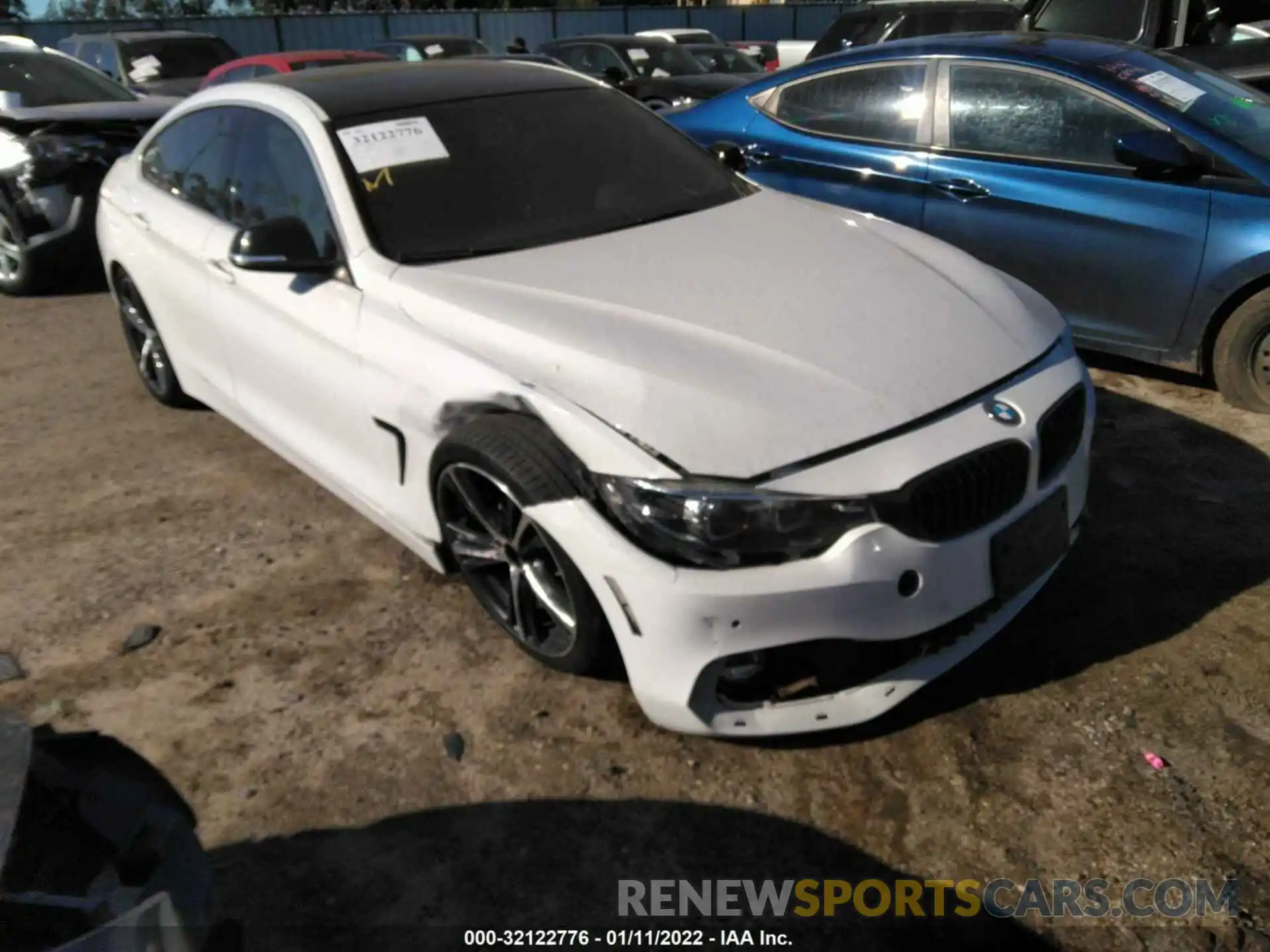 1 Photograph of a damaged car WBA4J1C54KBM12311 BMW 4 SERIES 2019