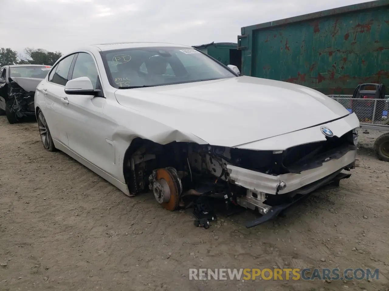 1 Photograph of a damaged car WBA4J1C54KBM12860 BMW 4 SERIES 2019