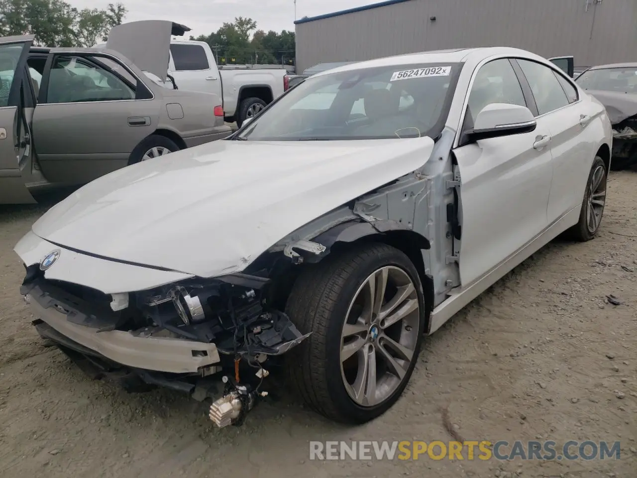 2 Photograph of a damaged car WBA4J1C54KBM12860 BMW 4 SERIES 2019