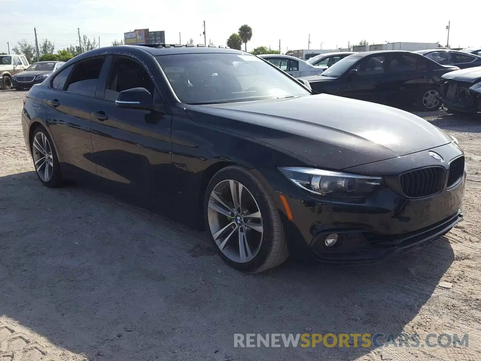 1 Photograph of a damaged car WBA4J1C54KBM13085 BMW 4 SERIES 2019