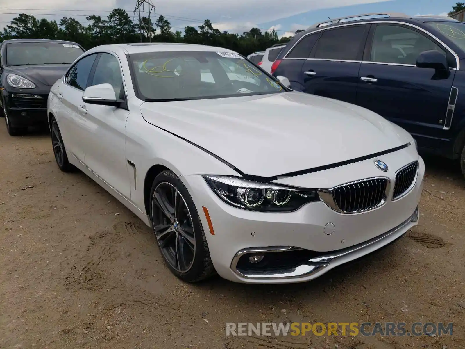 1 Photograph of a damaged car WBA4J1C54KBM13698 BMW 4 SERIES 2019