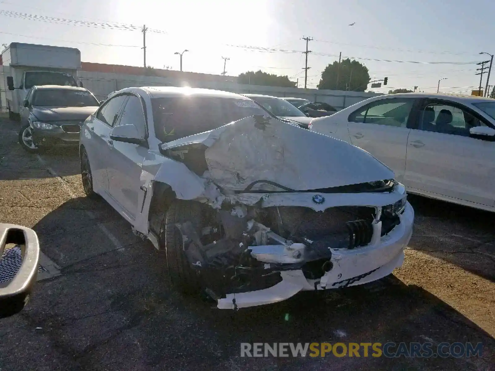 1 Photograph of a damaged car WBA4J1C54KBM14494 BMW 4 SERIES 2019