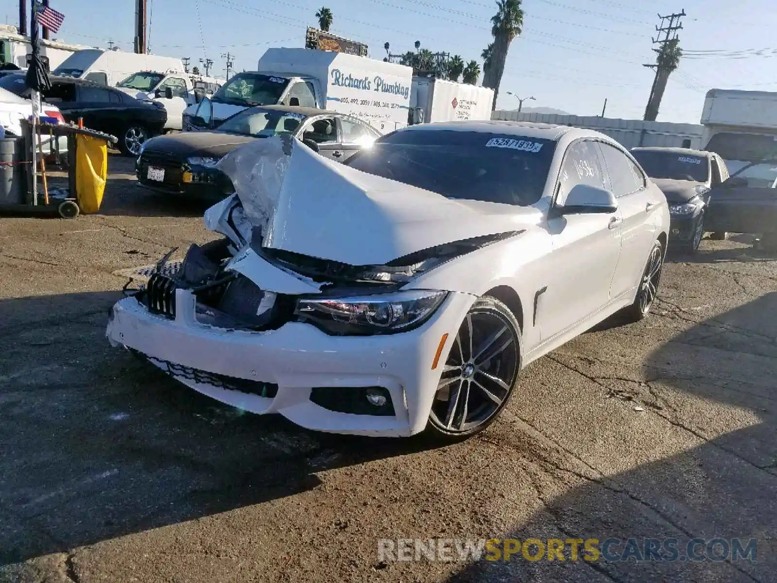 2 Photograph of a damaged car WBA4J1C54KBM14494 BMW 4 SERIES 2019