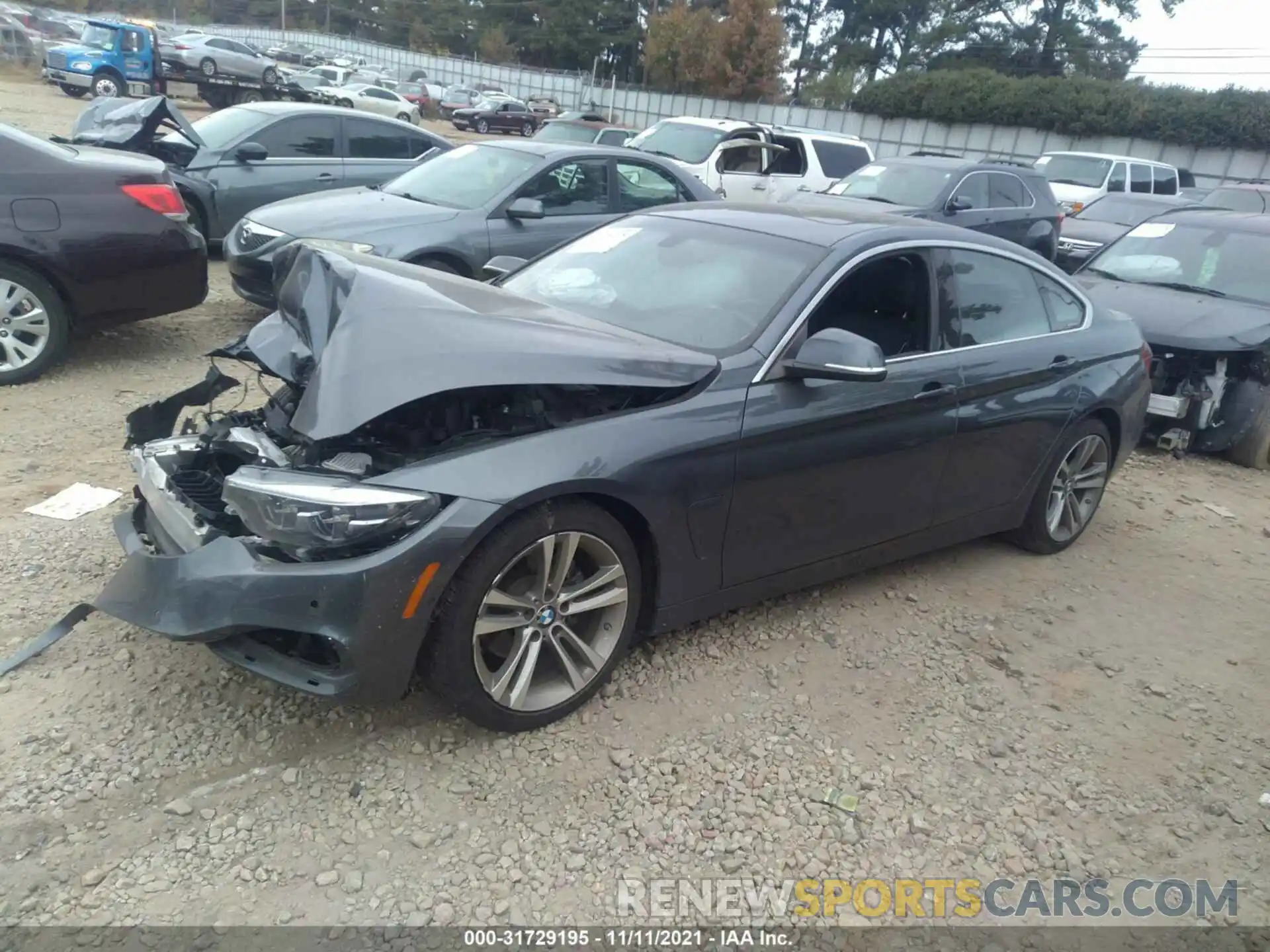 2 Photograph of a damaged car WBA4J1C54KBM14575 BMW 4 SERIES 2019