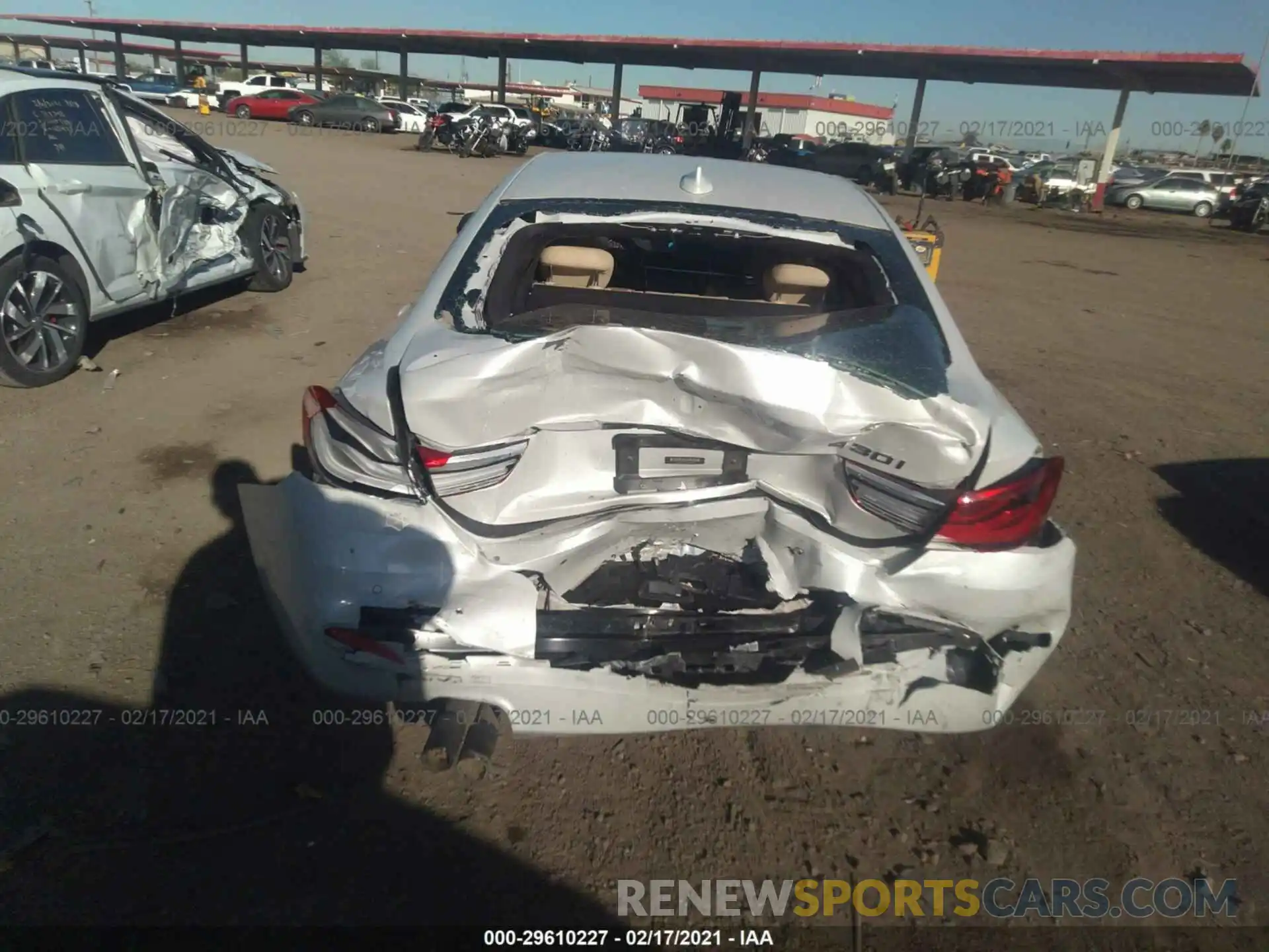 6 Фотография поврежденного автомобиля WBA4J1C54KBM14589 BMW 4 SERIES 2019