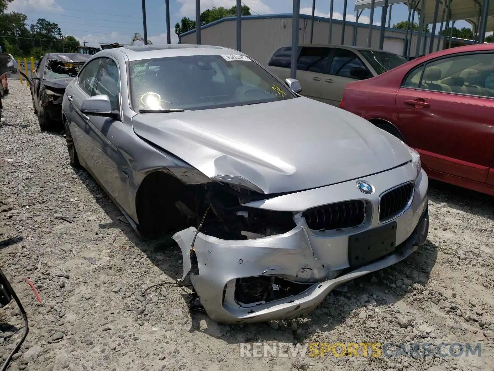 1 Photograph of a damaged car WBA4J1C54KBM14608 BMW 4 SERIES 2019