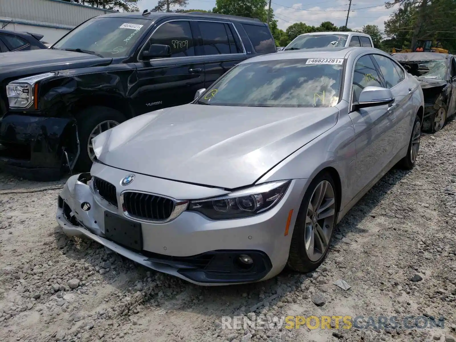 2 Photograph of a damaged car WBA4J1C54KBM14608 BMW 4 SERIES 2019