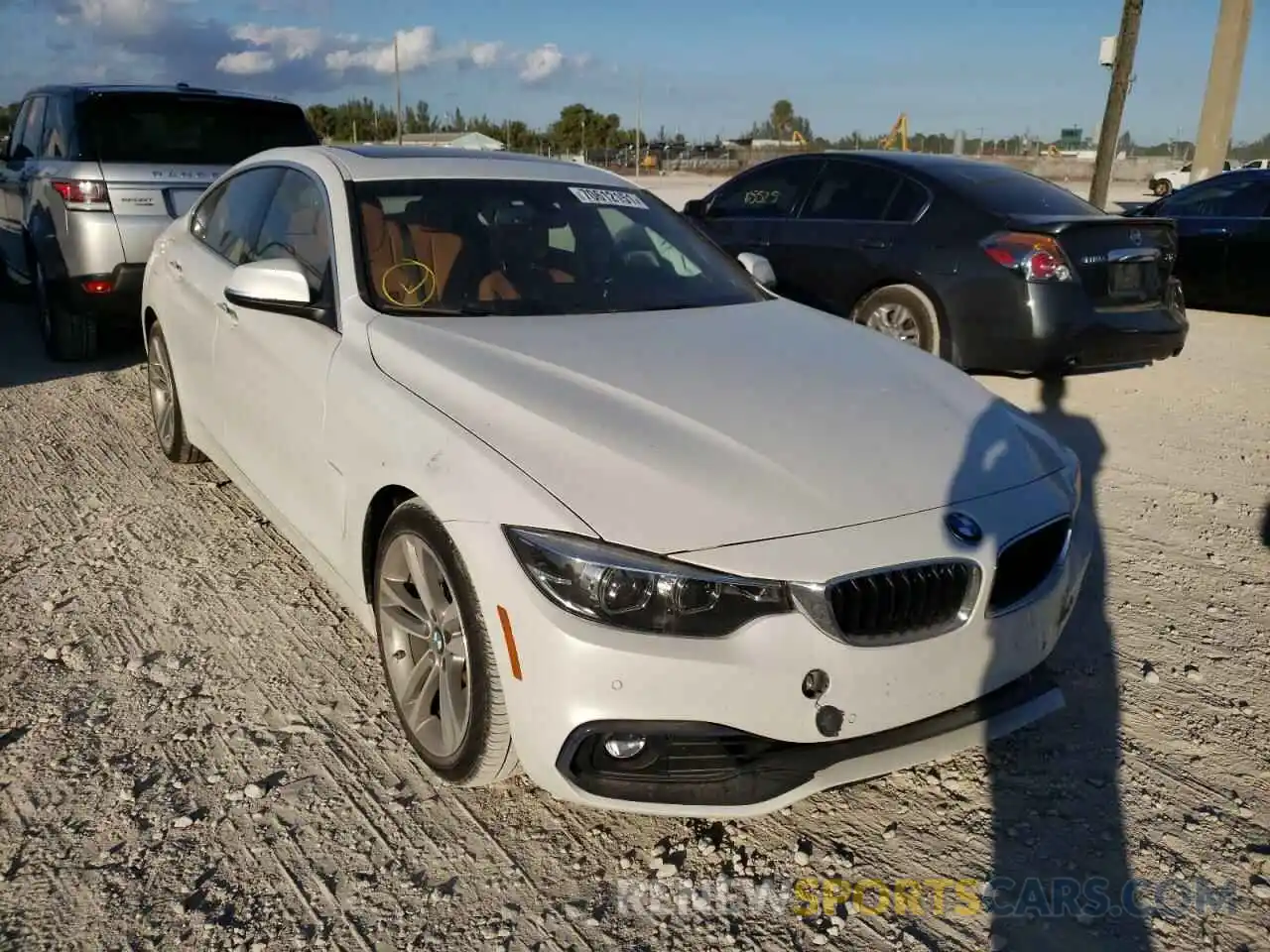 1 Photograph of a damaged car WBA4J1C54KBM15791 BMW 4 SERIES 2019