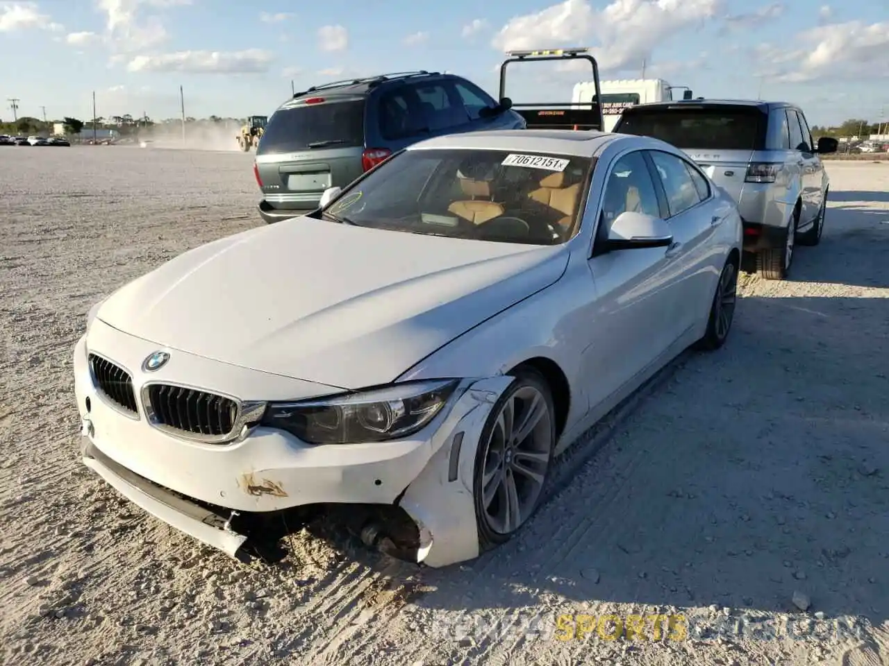 2 Photograph of a damaged car WBA4J1C54KBM15791 BMW 4 SERIES 2019