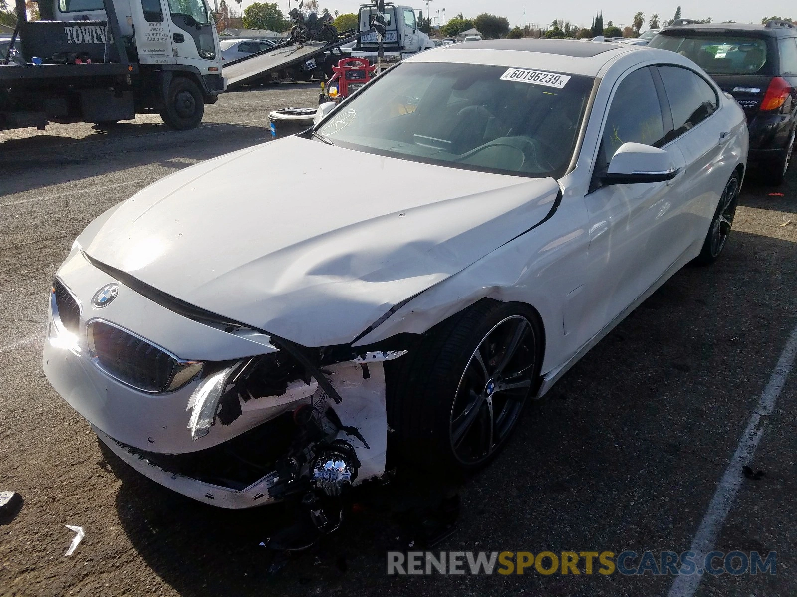 2 Photograph of a damaged car WBA4J1C54KBM16956 BMW 4 SERIES 2019