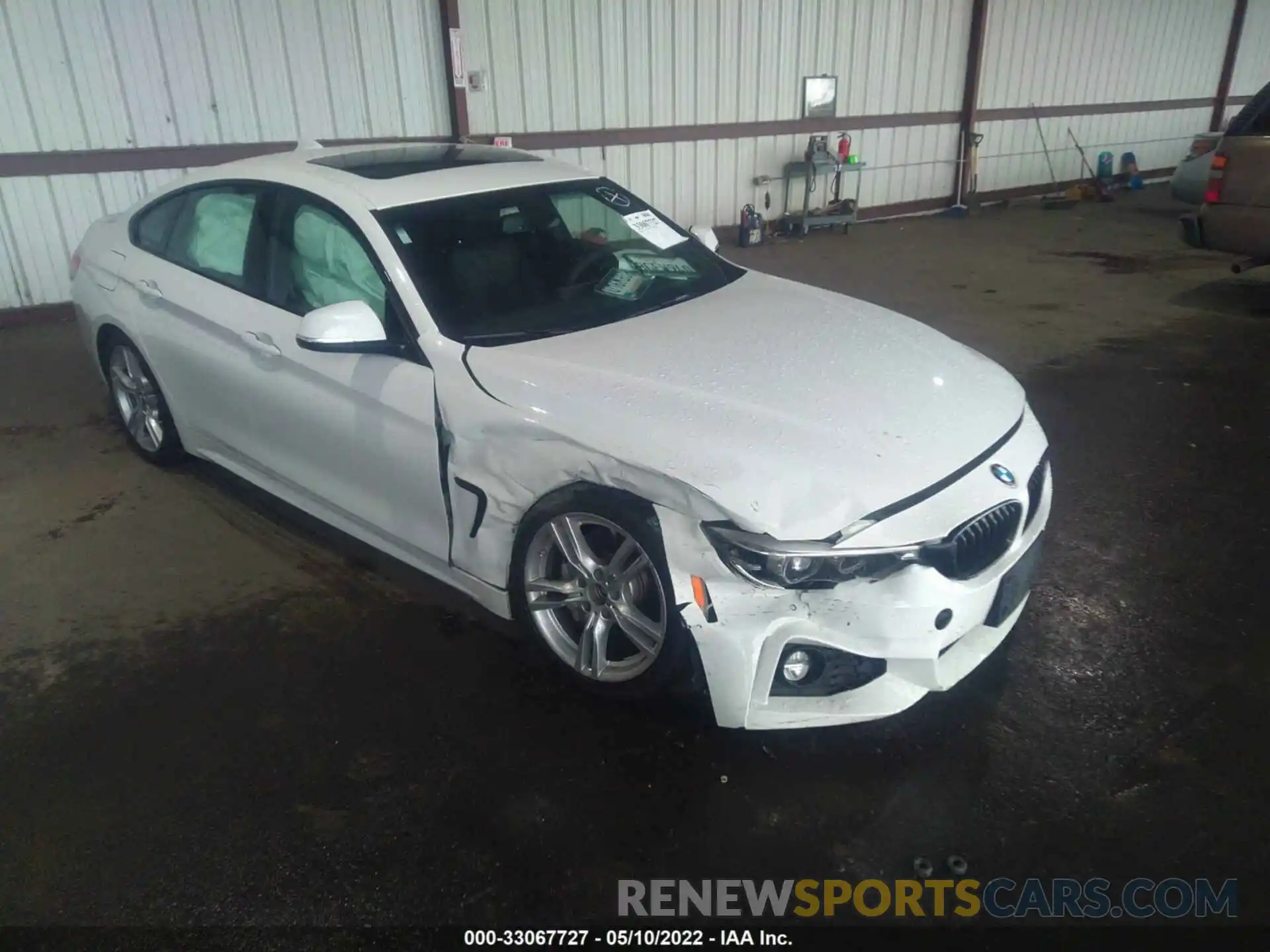 1 Photograph of a damaged car WBA4J1C54KBM17234 BMW 4 SERIES 2019