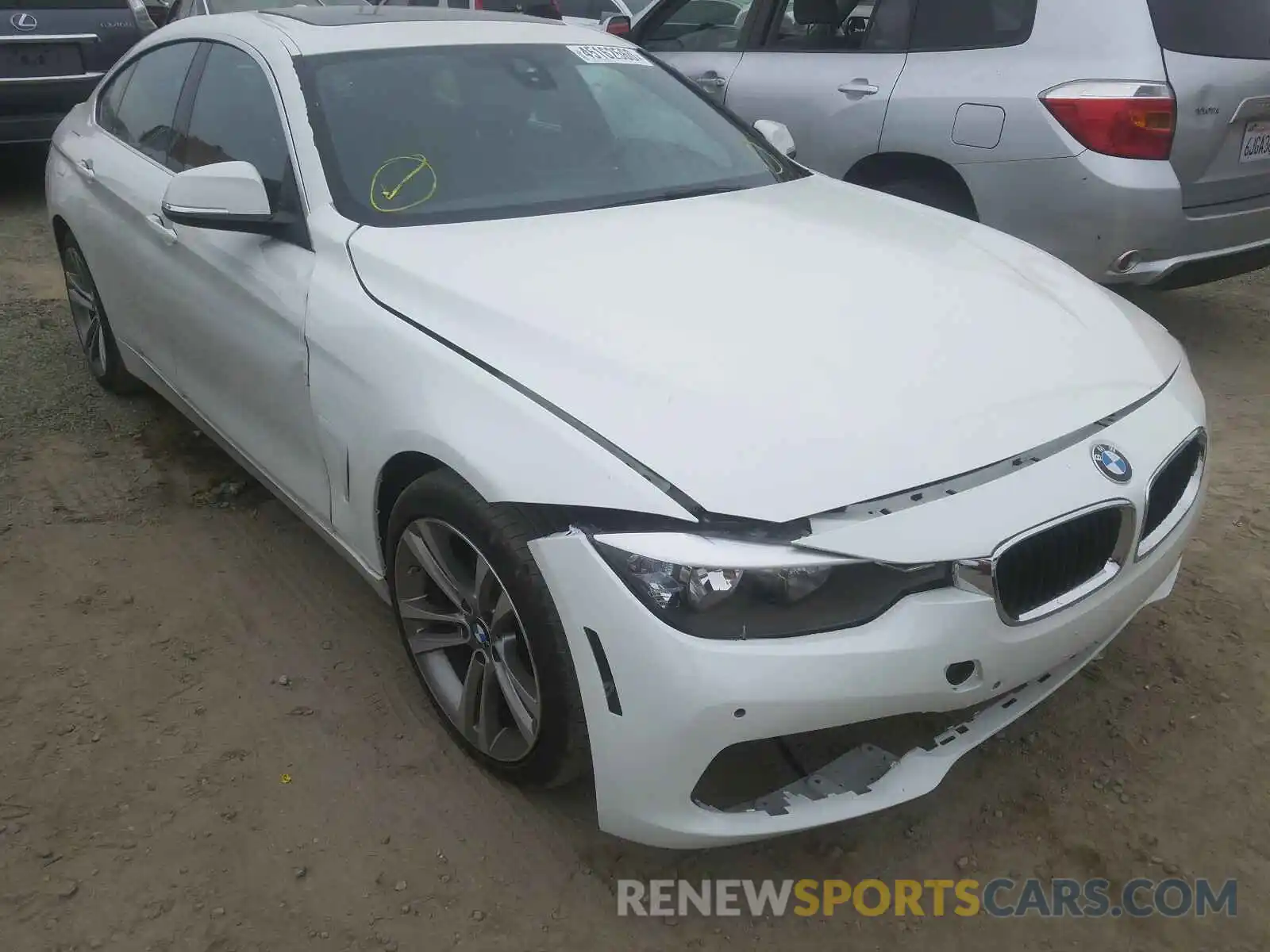 1 Photograph of a damaged car WBA4J1C54KBM17590 BMW 4 SERIES 2019