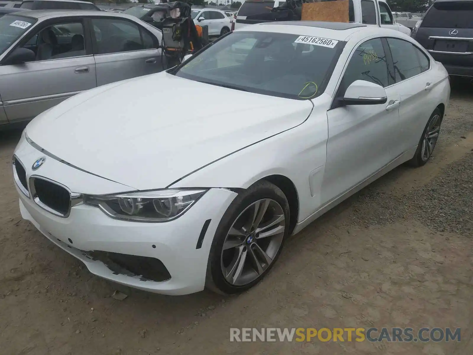 2 Photograph of a damaged car WBA4J1C54KBM17590 BMW 4 SERIES 2019