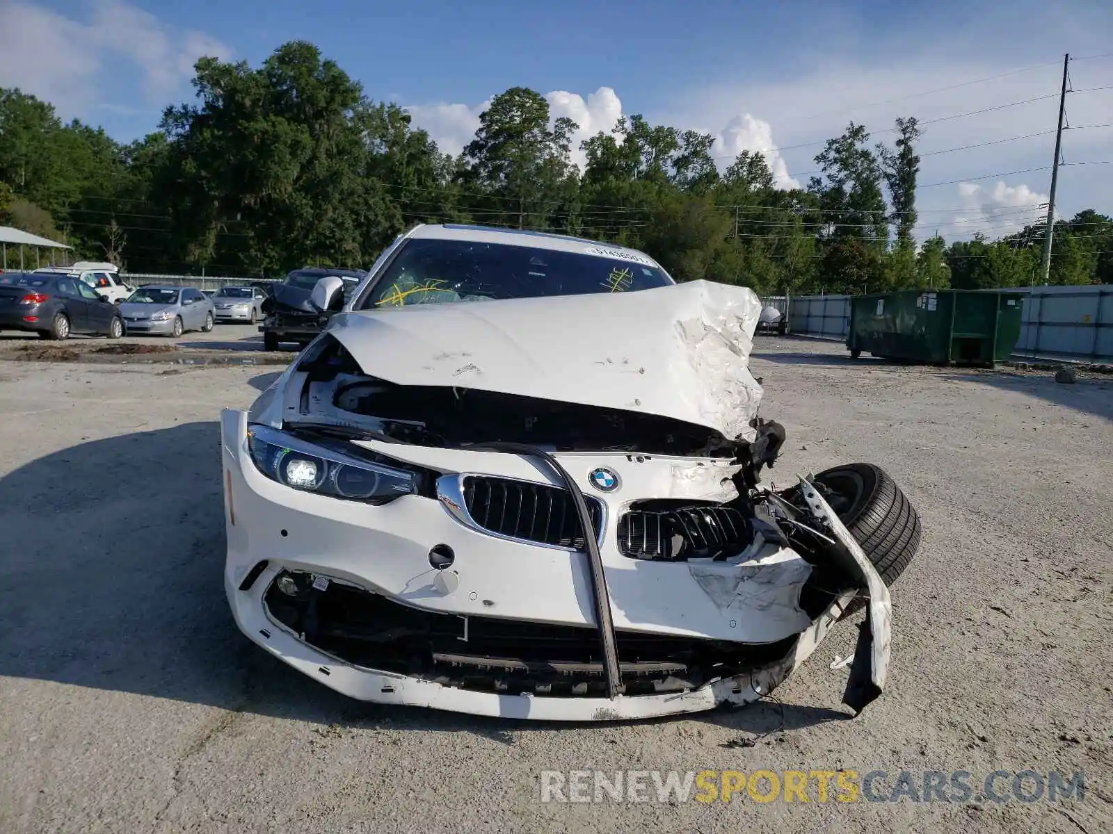 9 Photograph of a damaged car WBA4J1C54KBM17640 BMW 4 SERIES 2019