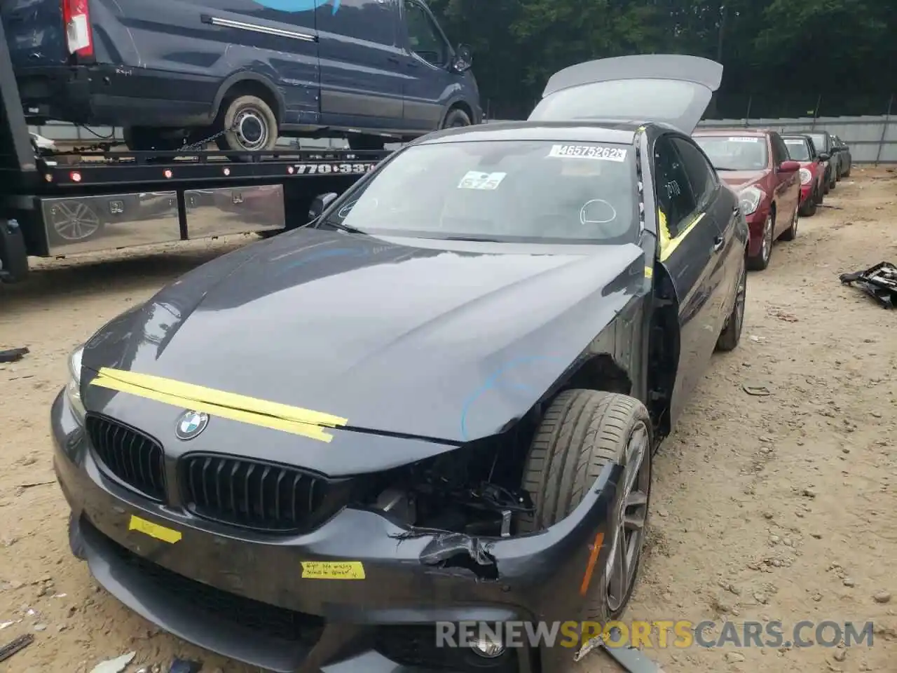 2 Photograph of a damaged car WBA4J1C54KBM17864 BMW 4 SERIES 2019