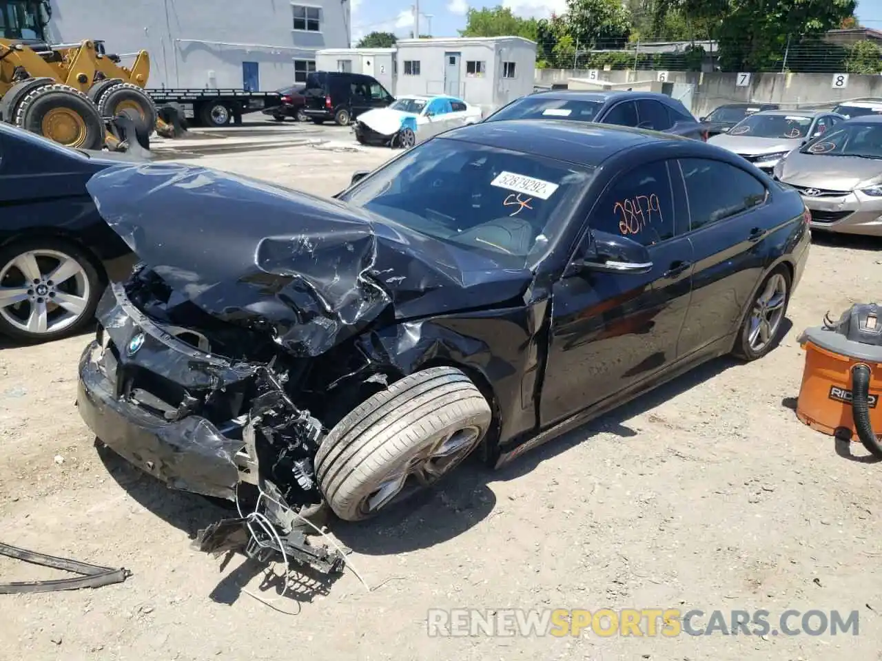 2 Photograph of a damaged car WBA4J1C54KBM18416 BMW 4 SERIES 2019