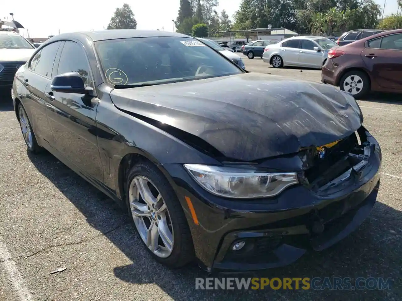 1 Photograph of a damaged car WBA4J1C54KBM18562 BMW 4 SERIES 2019