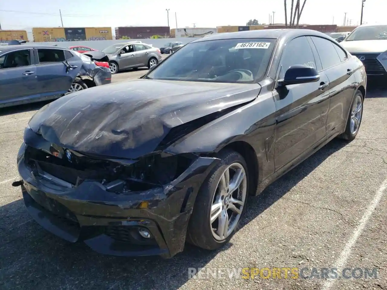 2 Photograph of a damaged car WBA4J1C54KBM18562 BMW 4 SERIES 2019