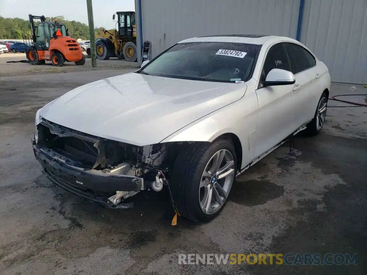 2 Photograph of a damaged car WBA4J1C55KBM12026 BMW 4 SERIES 2019